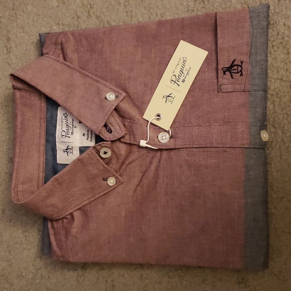 Original Penguin Button Longsleeve Button Shirt